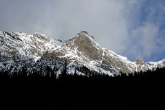 31 Mount Burgess From Field In Yoho In Winter